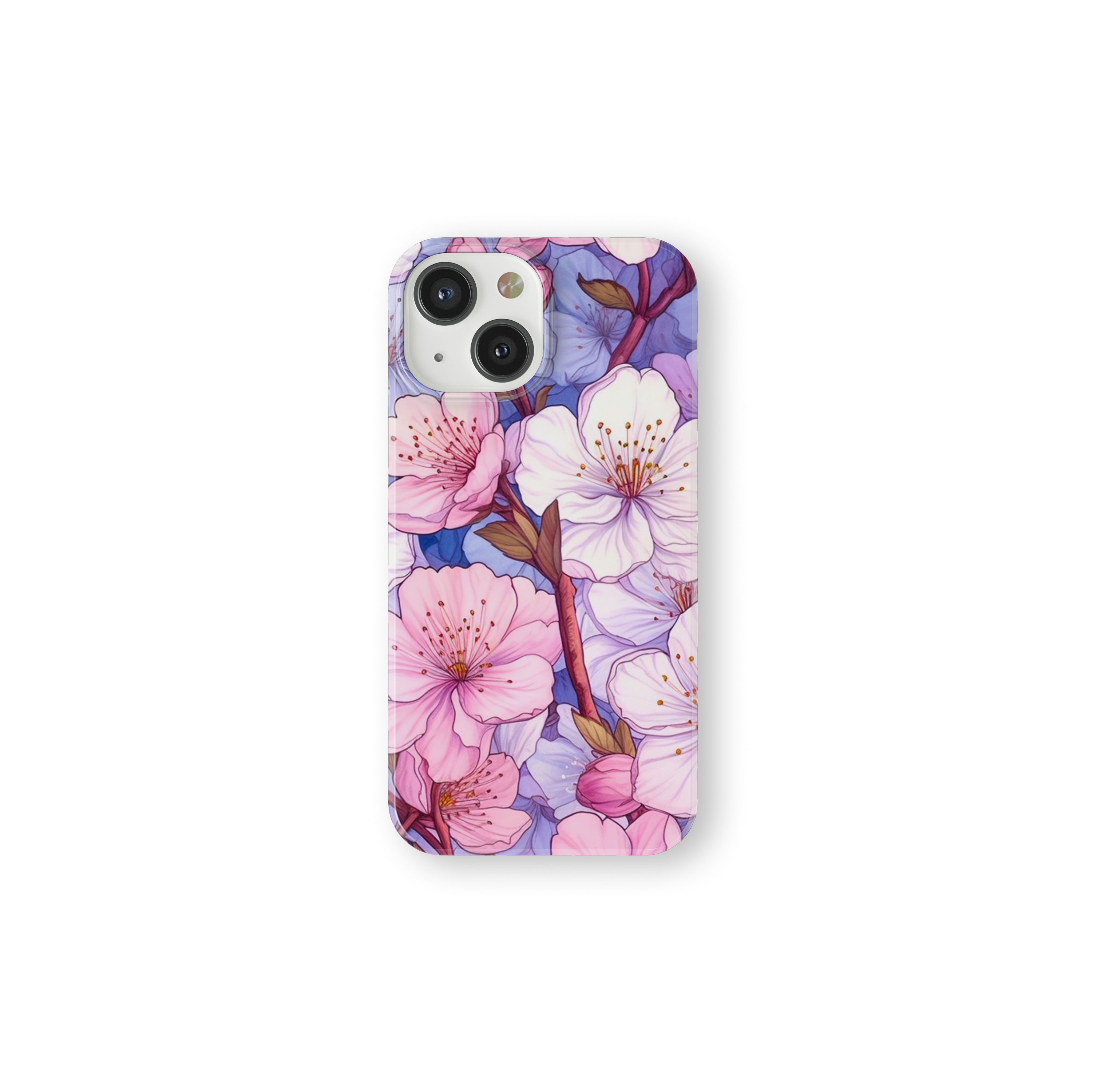 Spring Time Cherry Flowers -   iPhone 13 mini - Phonecase By Lollobello