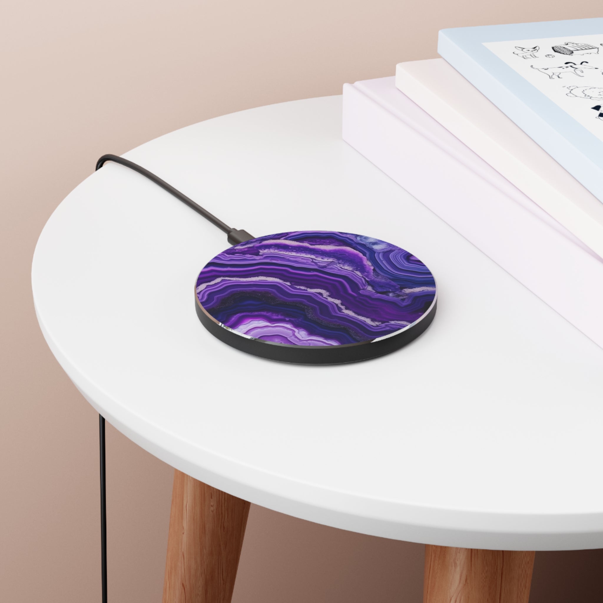 Purple Geode - Wireless Charger