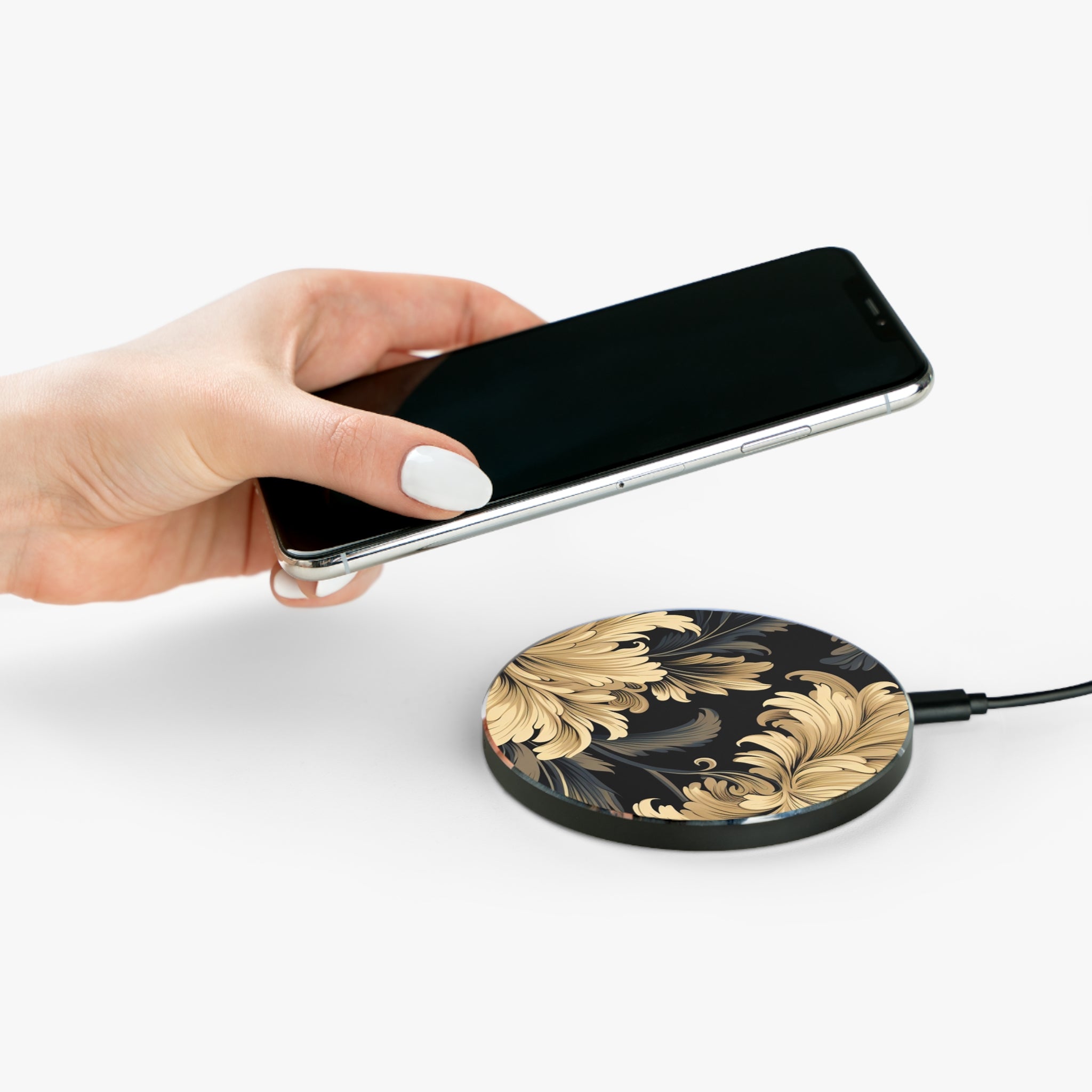 Midnight Bloom - Wireless Charger