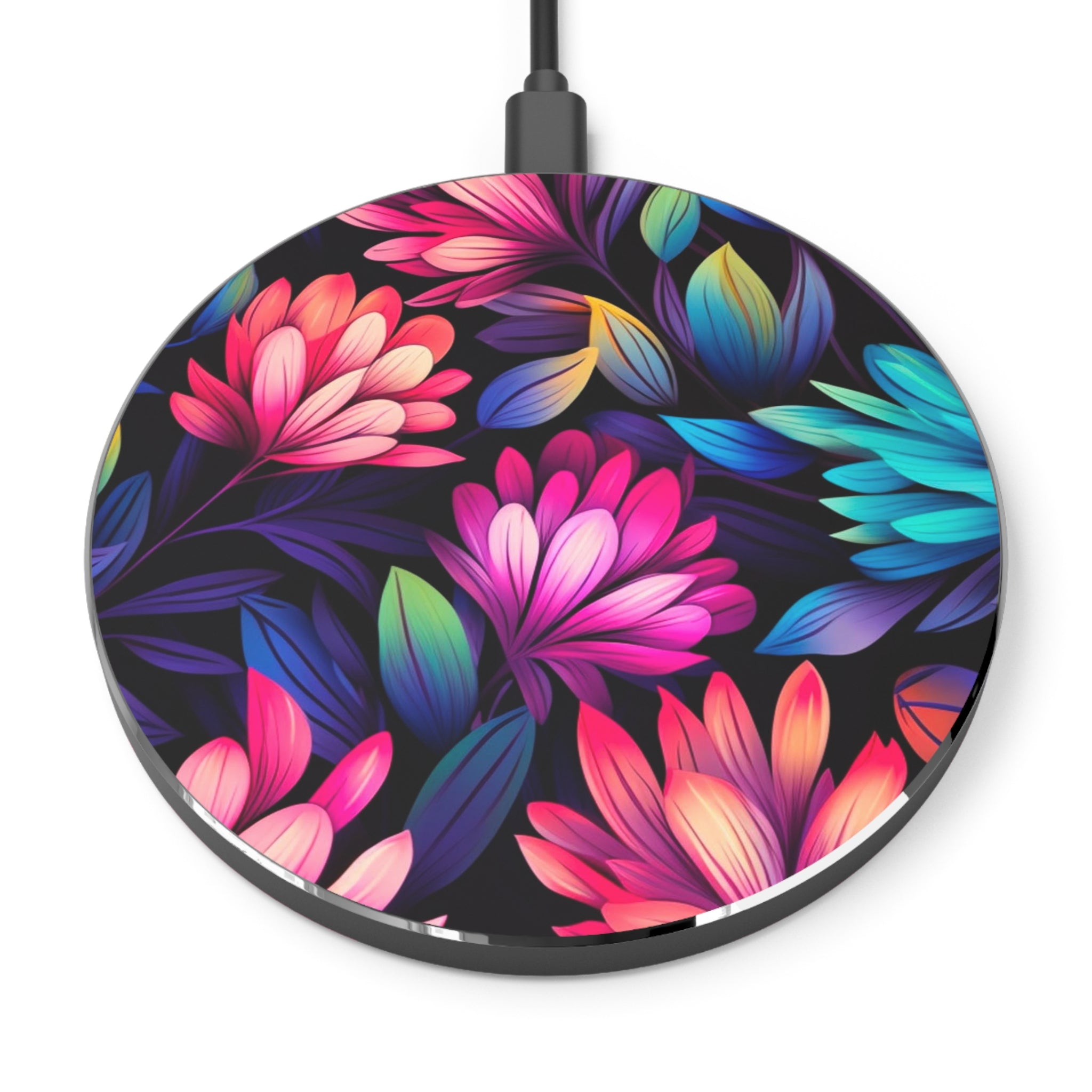 Neon Bloom - Wireless Charger