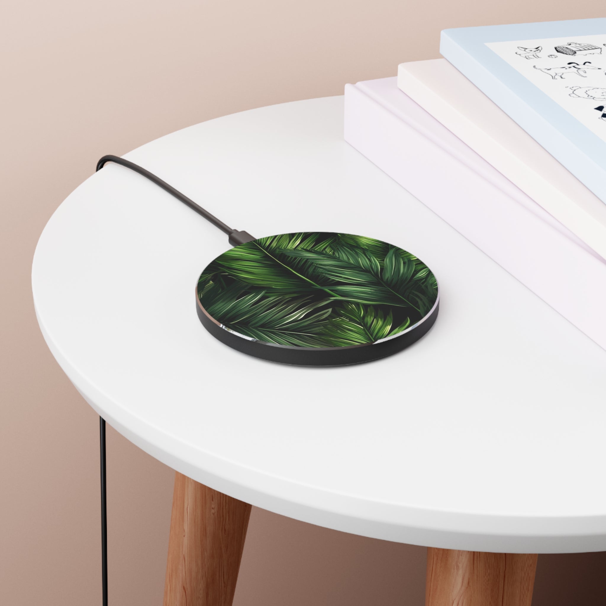 Green Palm Delight - Wireless Charger