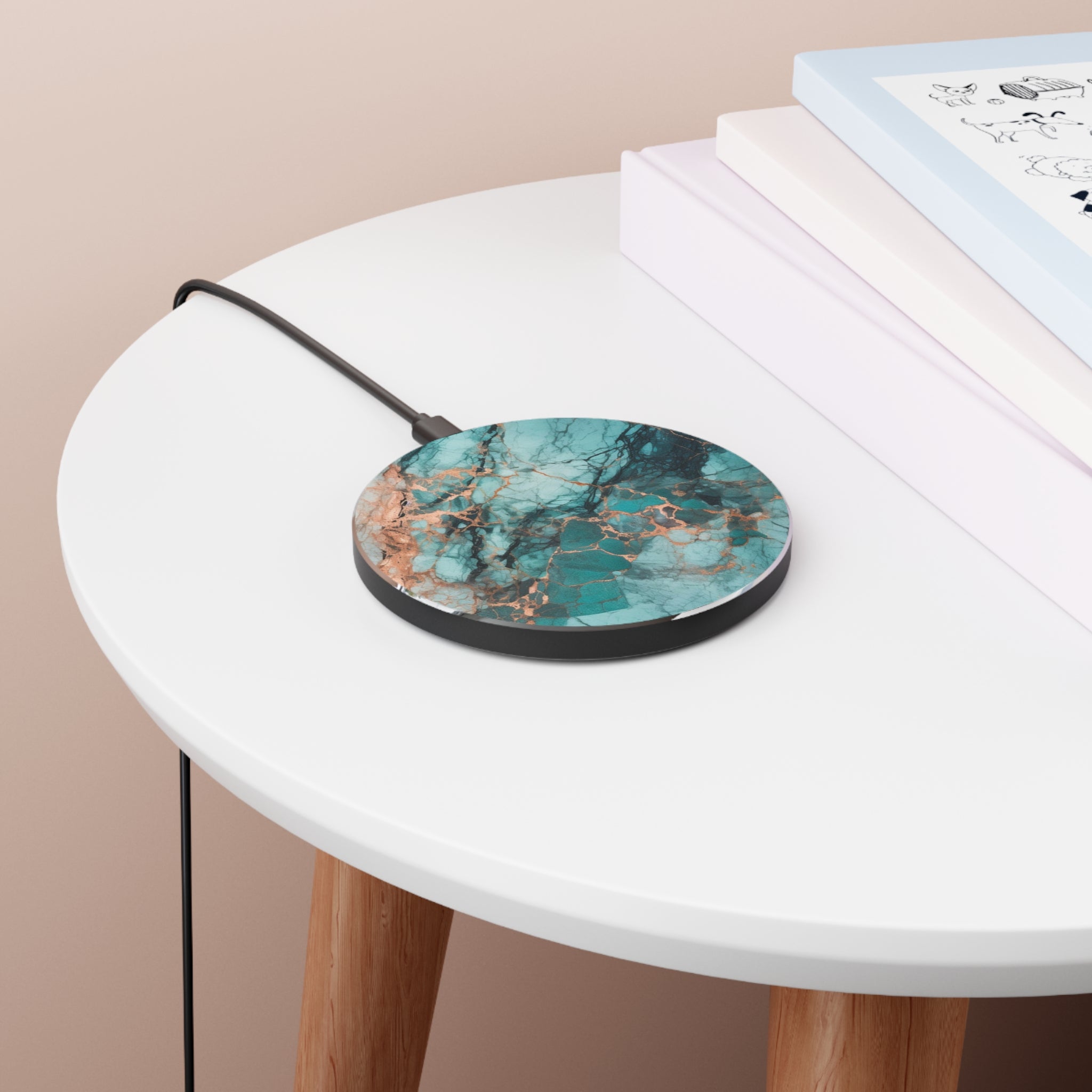 Turquoise Lucky Stone - Wireless Charger