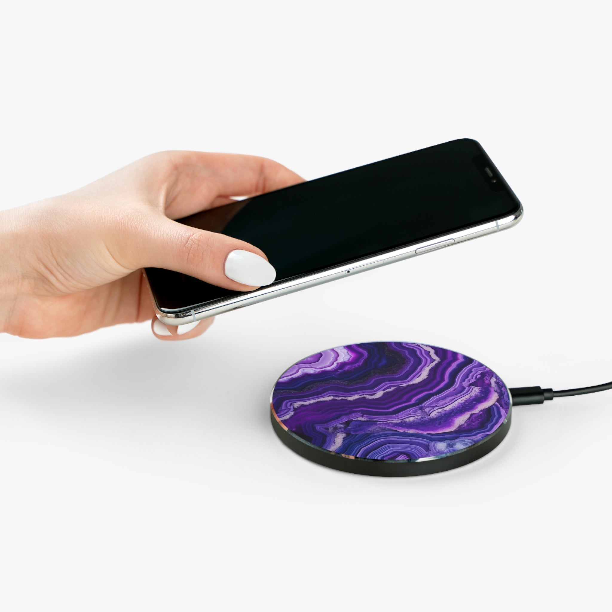 Purple Geode - Wireless Charger