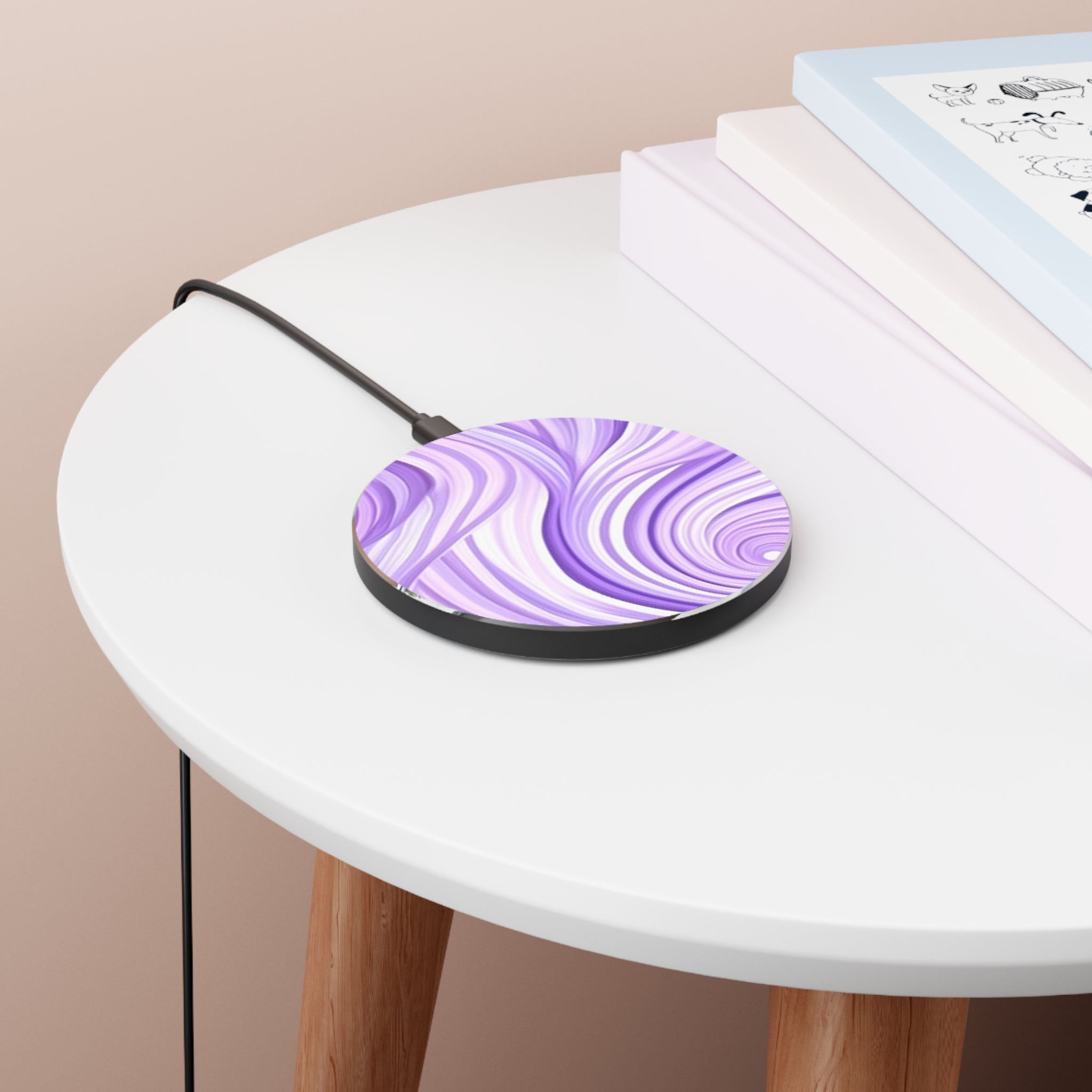 Lavender Swirl - Wireless Charger