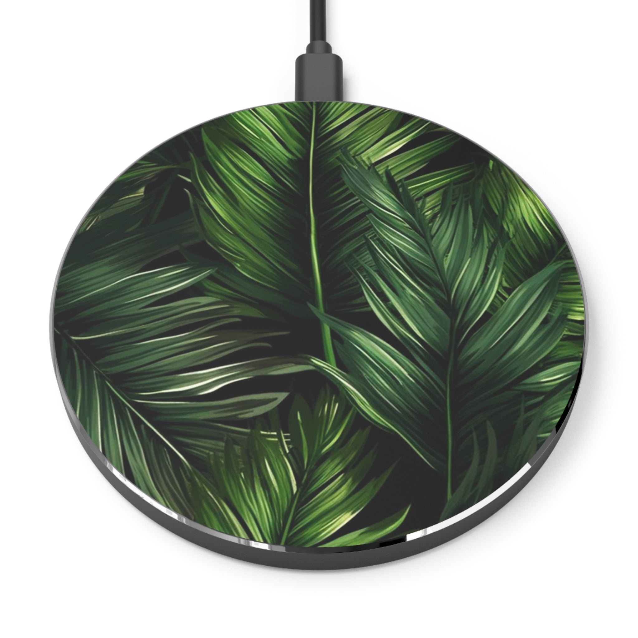 Green Palm Delight - Wireless Charger