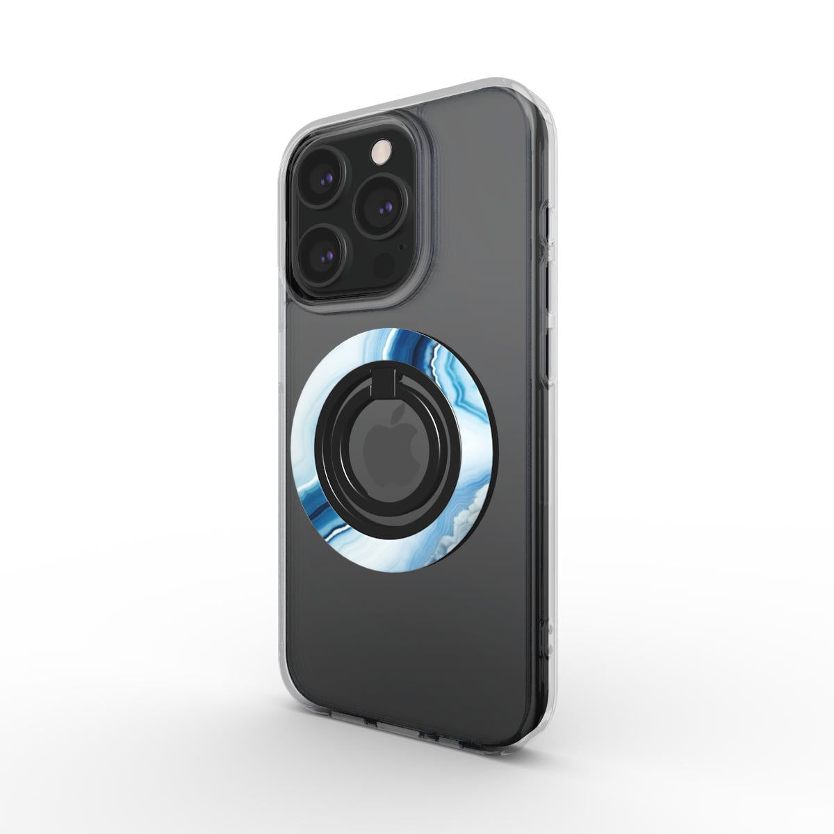 Blue Waves of Marble - MagSafe Ring Holder