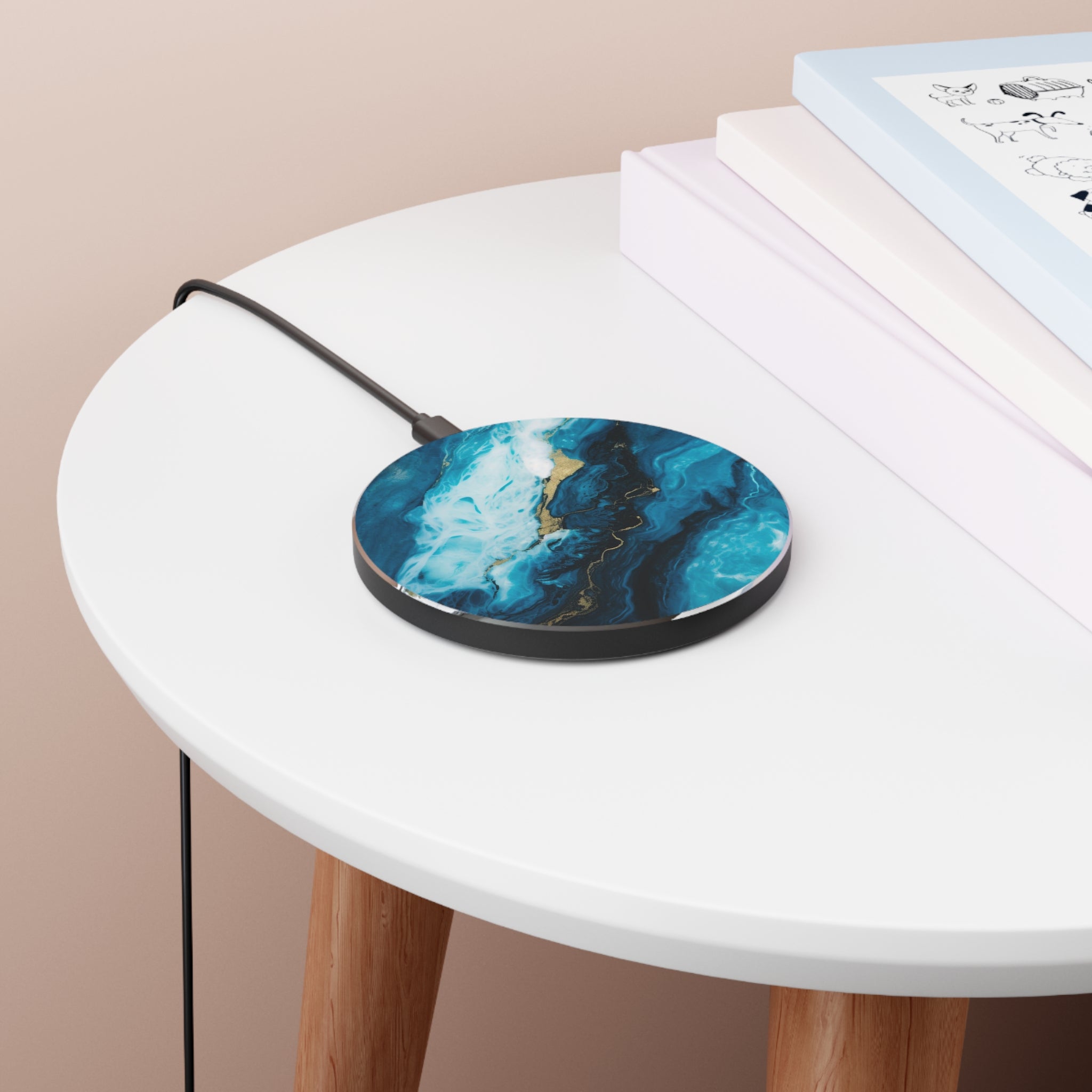 Sapphire Marble- Wireless Charger