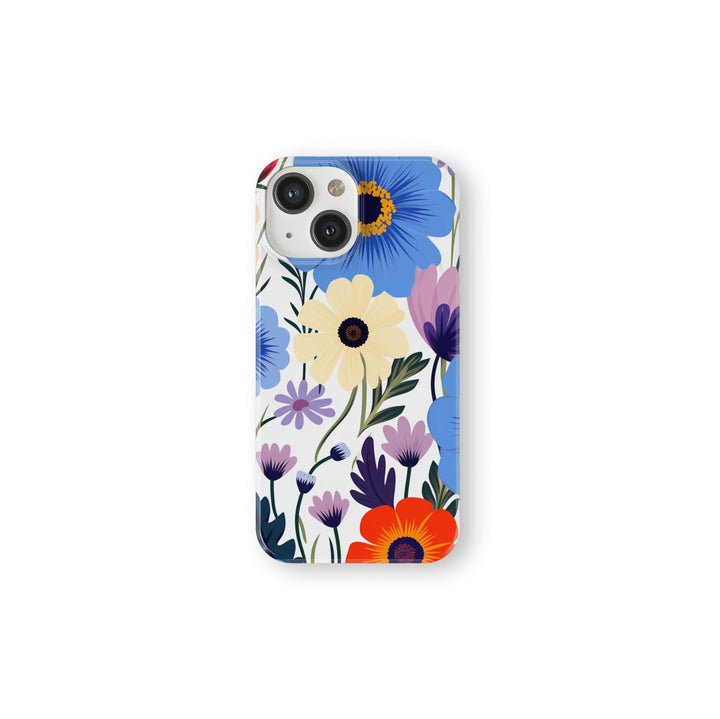 Nordic Wildflowers -   iPhone 13 mini - Phonecase By Lollobello