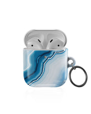 Blue Waves of Marble - Airpods gen 2