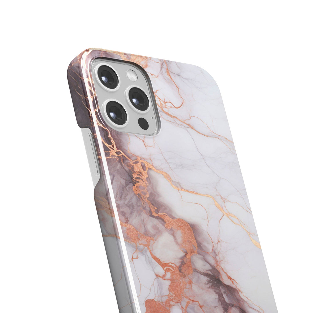 Coppered Carrara -   iPhone 7 Plus - Phonecase By Lollobello