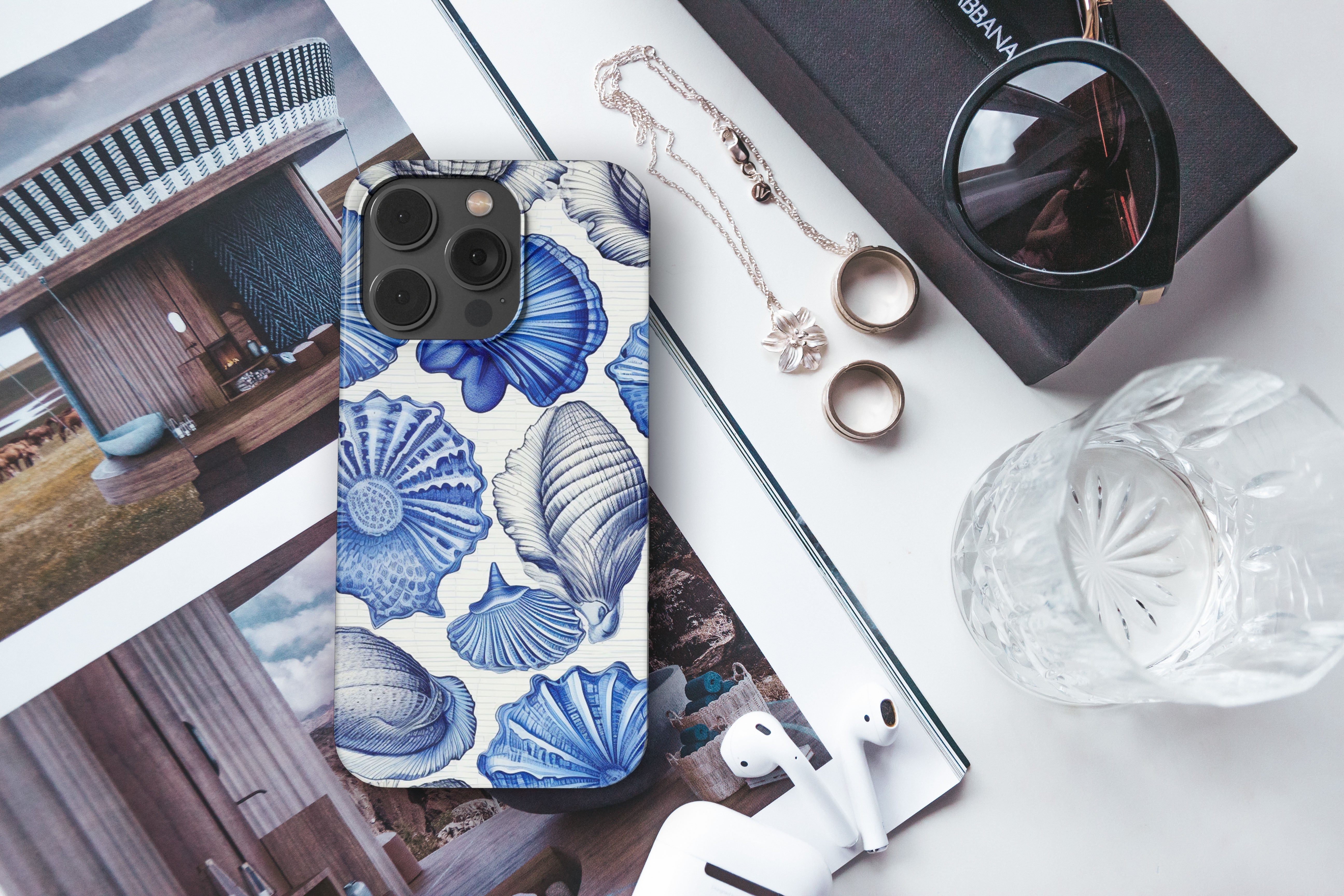 Shells from a Blue Beach -   Samsung Galaxy S21 - Phonecase By Lollobello