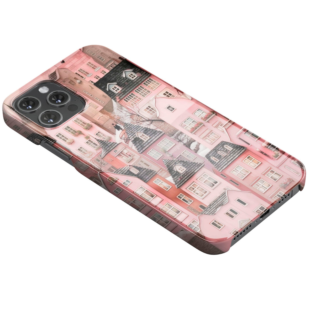 Pink Town -   iPhone 13 Pro Max - Phonecase By Lollobello