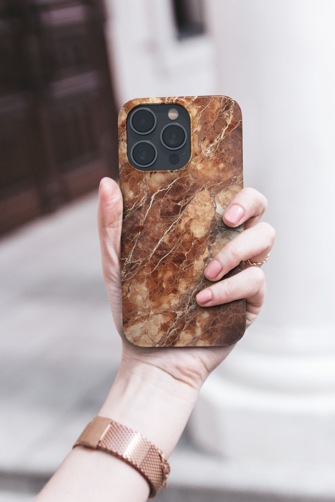 Cola Marble -   iPhone 14 Pro - Phonecase By Lollobello