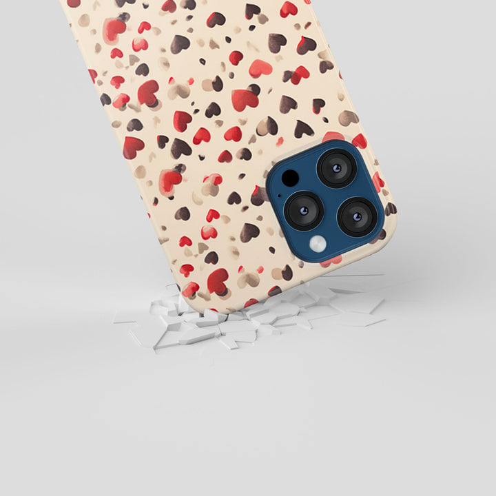 PolkaDot Hearts - iPhone XR - Fodral från Lollobello