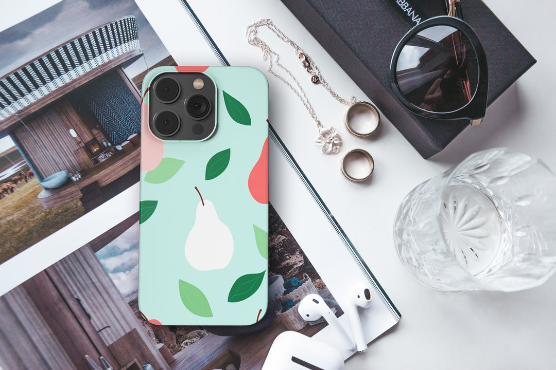 White Pear -   iPhone 14 Plus - Phonecase By Lollobello