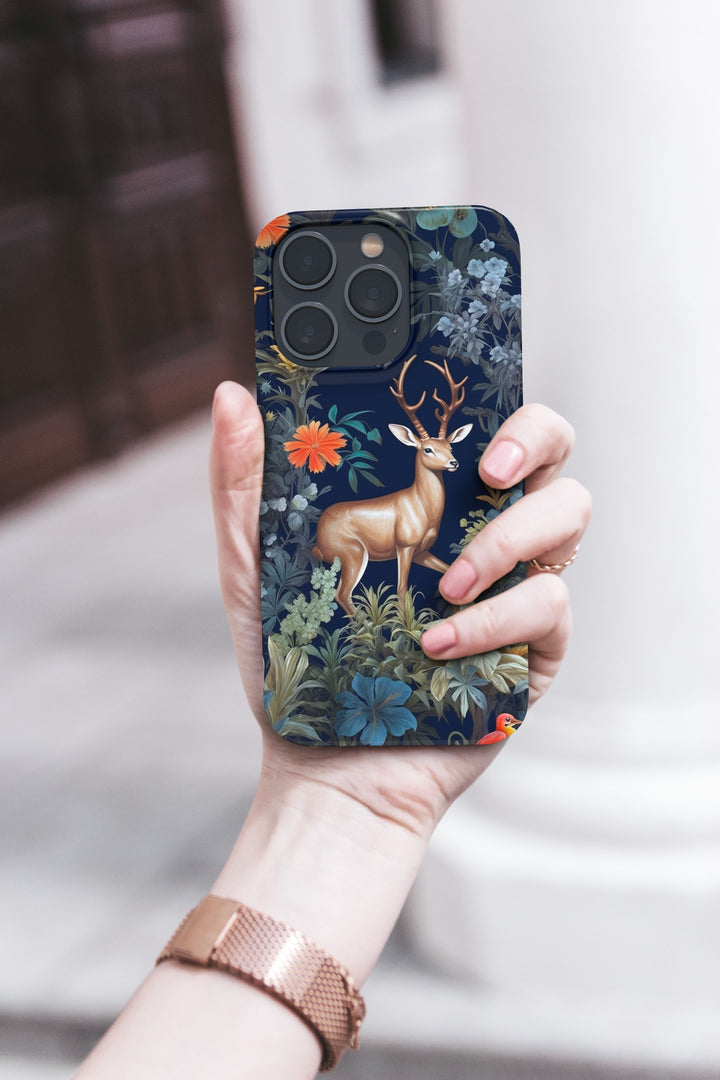 Woodland Deer -   iPhone 13 mini - Phonecase By Lollobello