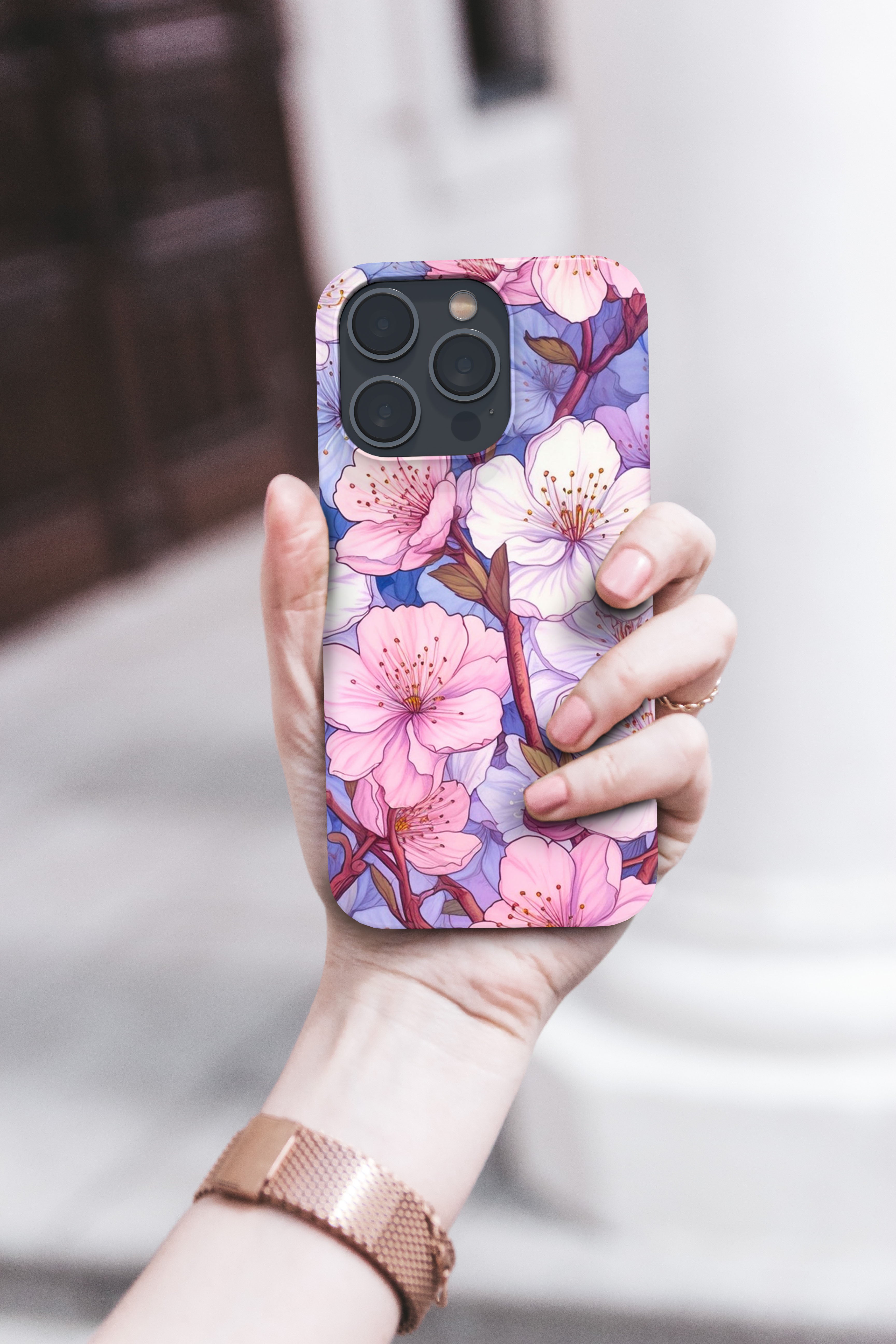 Spring Time Cherry Flowers -   iPhone 13 Pro Max - Phonecase By Lollobello