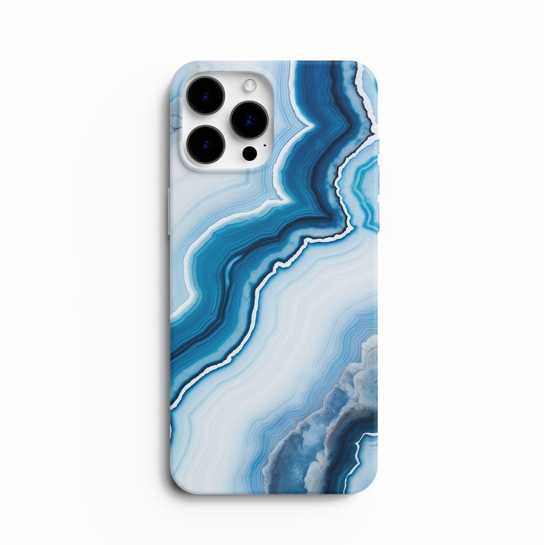 Blue Waves of Marble - iPhone XS - Telefonväska från Lollobello