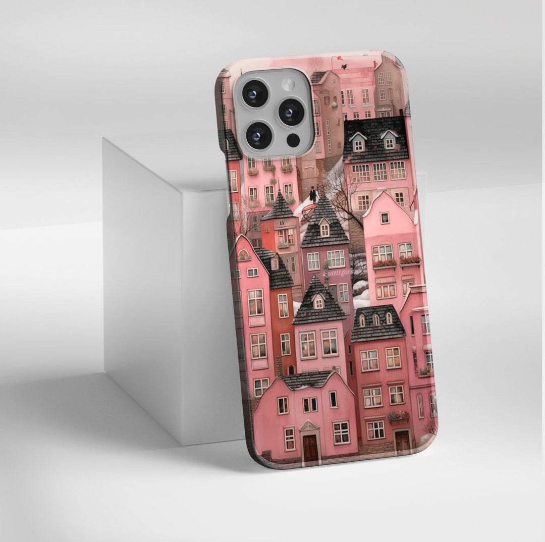 Pink Town -   iPhone 12 mini - Phonecase By Lollobello