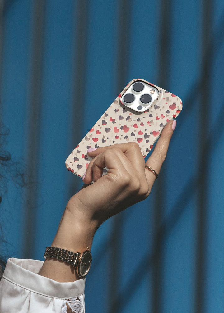 PolkaDot Hearts -   iPhone 14 Plus - Phonecase By Lollobello