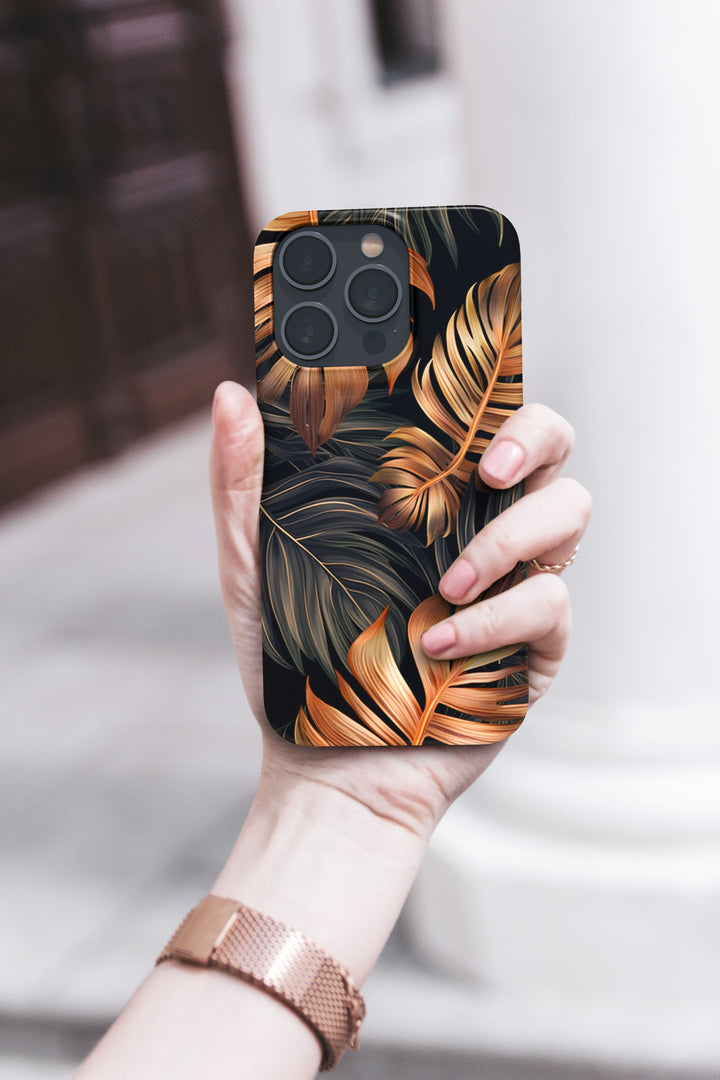 Copper Ferns -   iPhone 13 Pro Max - Phonecase By Lollobello