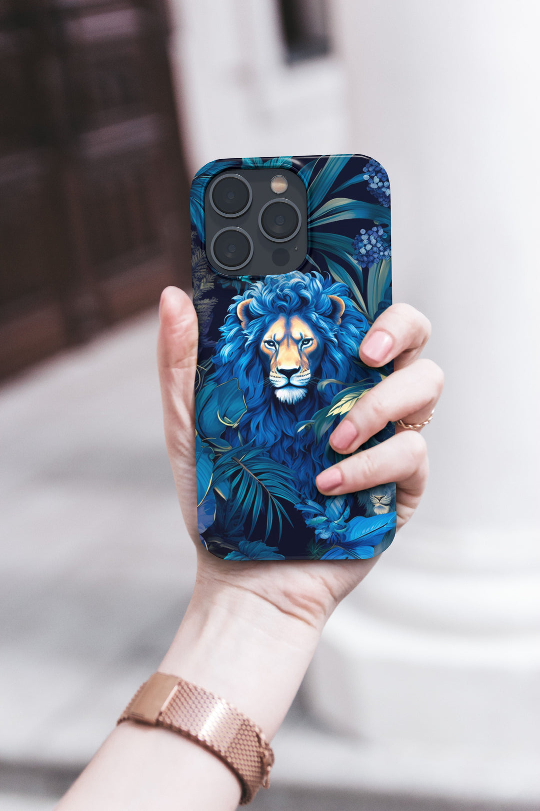 Royal Blue Guardian -   iPhone 13 mini - Phonecase By Lollobello