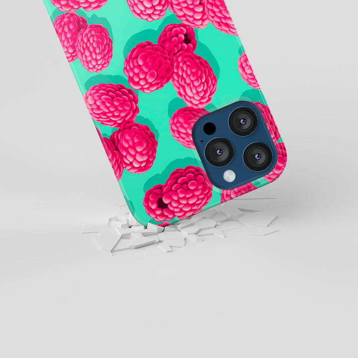 Blow Raspberries -   iPhone 7 - Phonecase By Lollobello