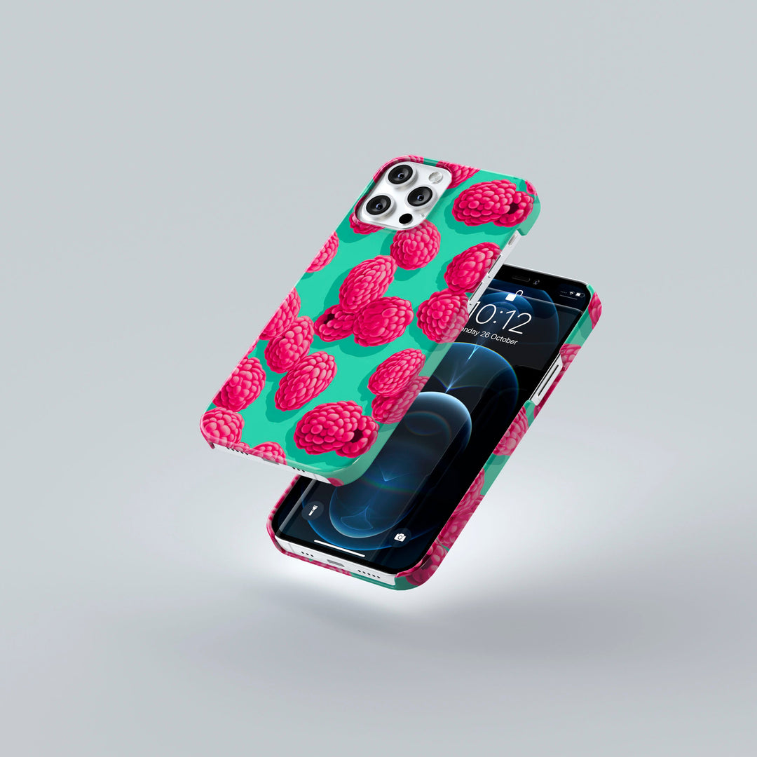 Blow Raspberries -   iPhone 7 - Phonecase By Lollobello