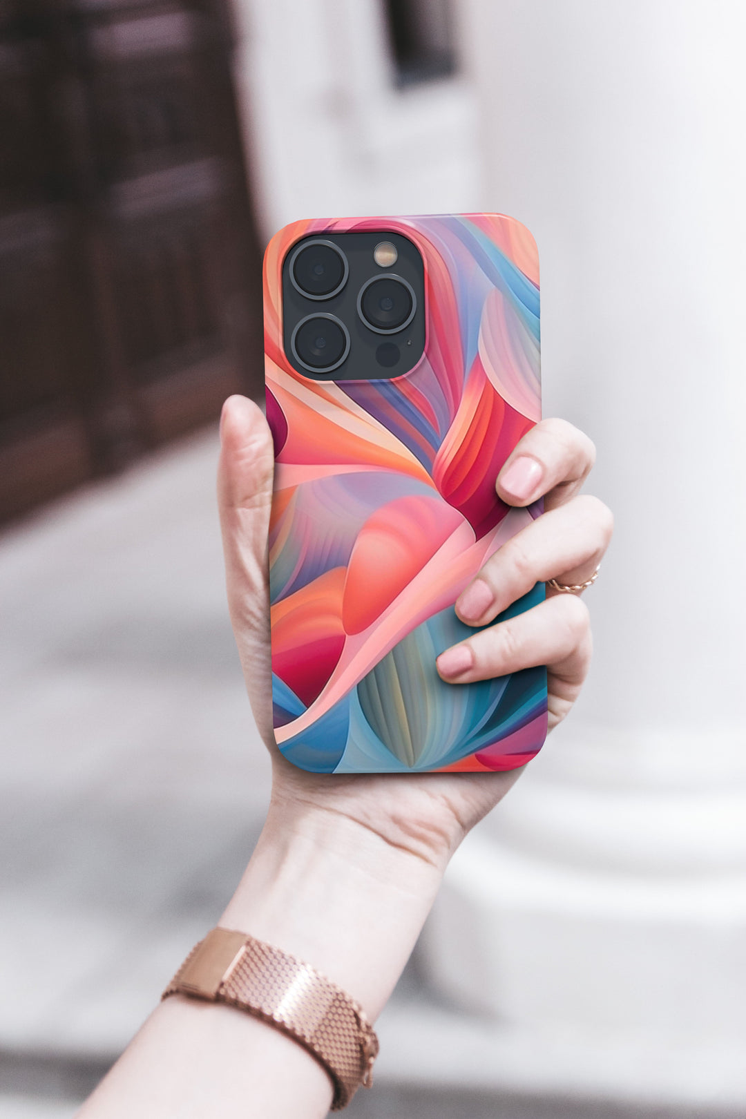 Abstract Rosewater -   iPhone XS - Phonecase By Lollobello