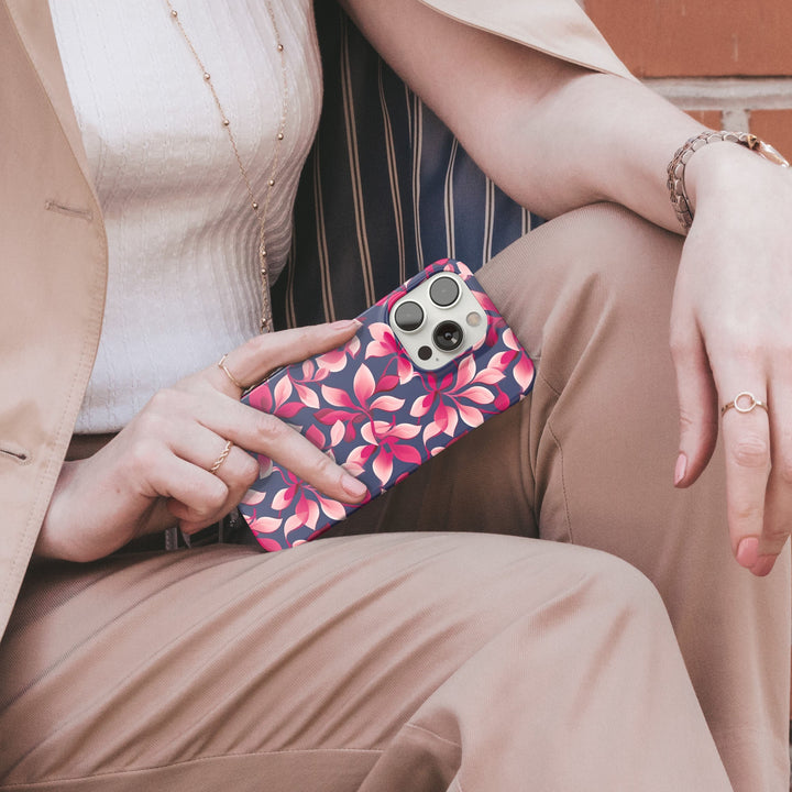 Pink Petal Parade -   iPhone 14 Plus - Phonecase By Lollobello