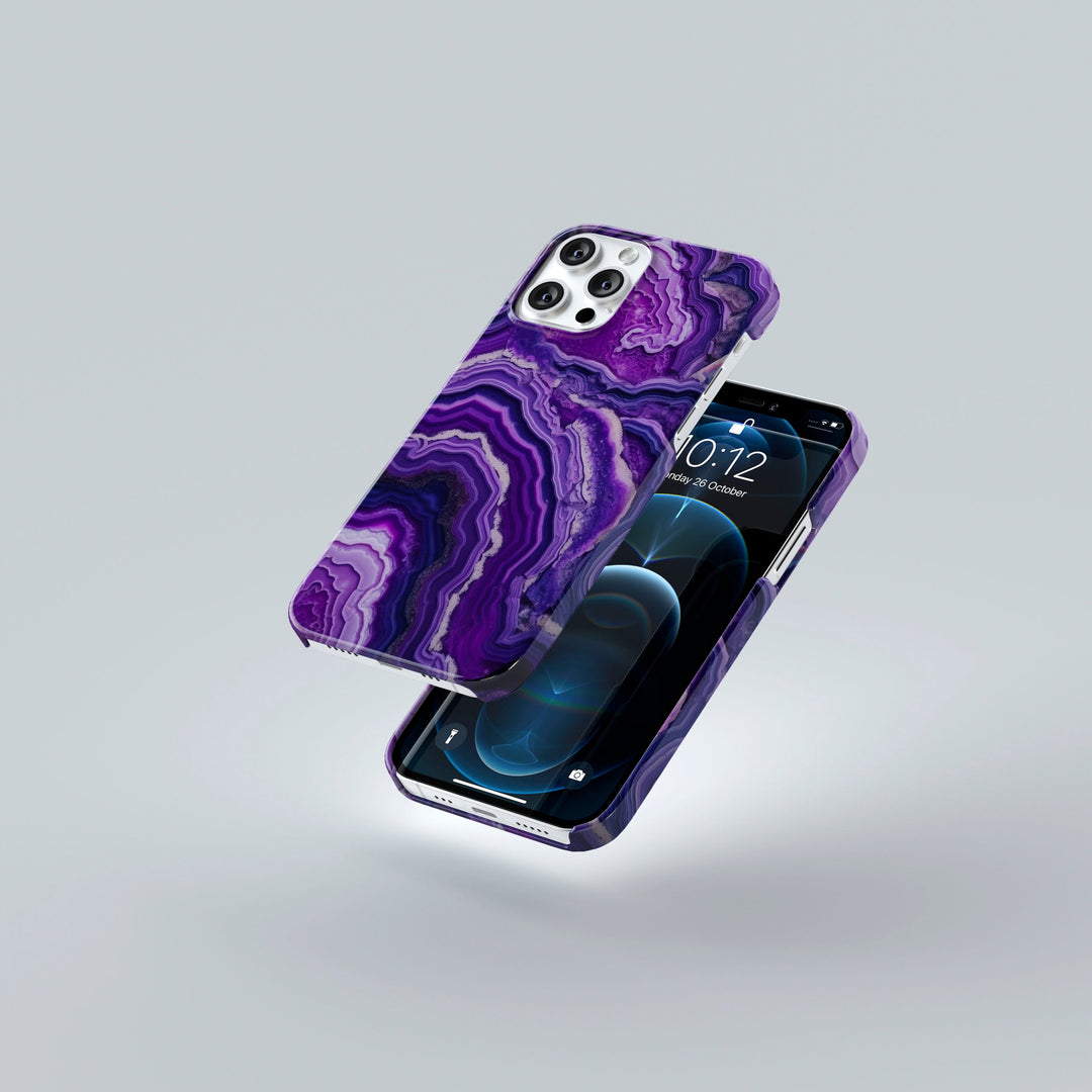 Purple Geode -   iPhone 12 Pro Max - Phonecase By Lollobello