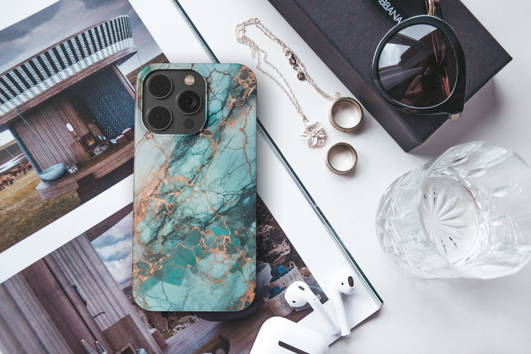 Turquoise Lucky Stone -   iPhone 7 - Phonecase By Lollobello