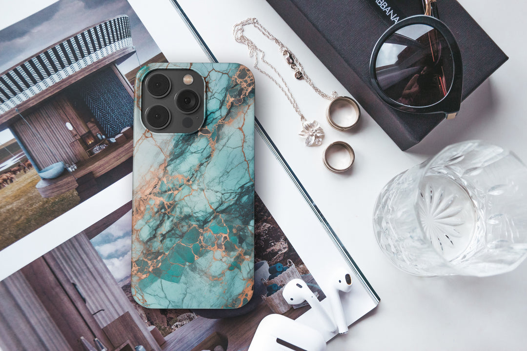 Turquoise Lucky Stone -   iPhone XS Max - Phonecase By Lollobello