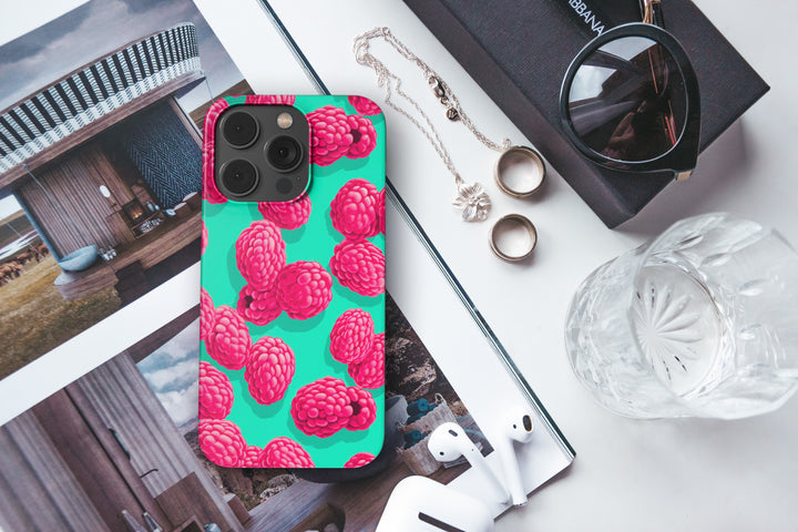 Blow Raspberries -   iPhone 7 - Phonecase By Lollobello