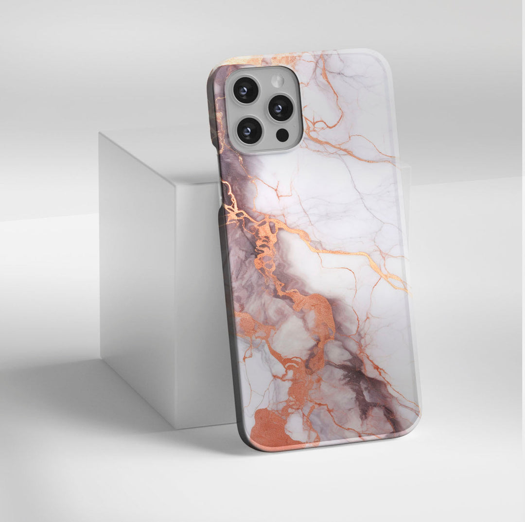 Coppered Carrara -   iPhone 7 Plus - Phonecase By Lollobello