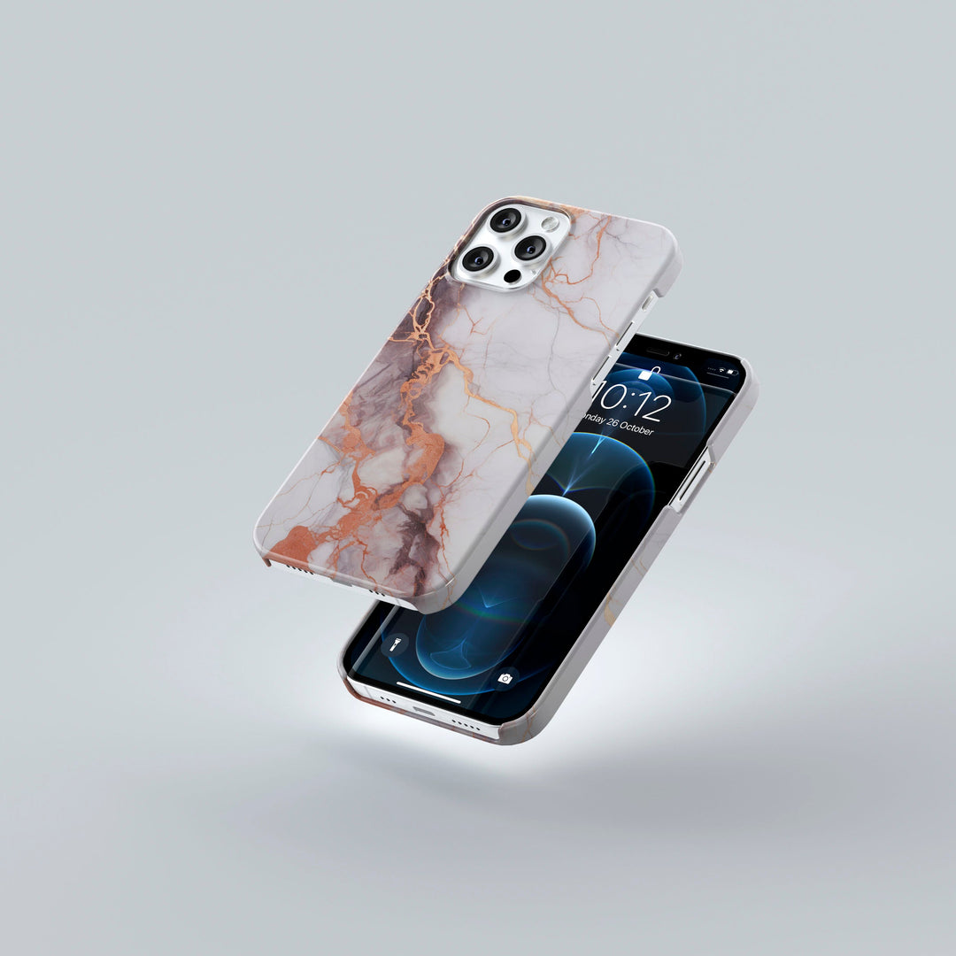 Coppered Carrara -   iPhone 12 Pro - Phonecase By Lollobello