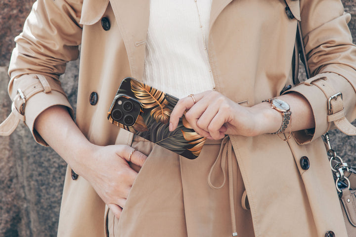 Copper Ferns -   iPhone XS - Phonecase By Lollobello