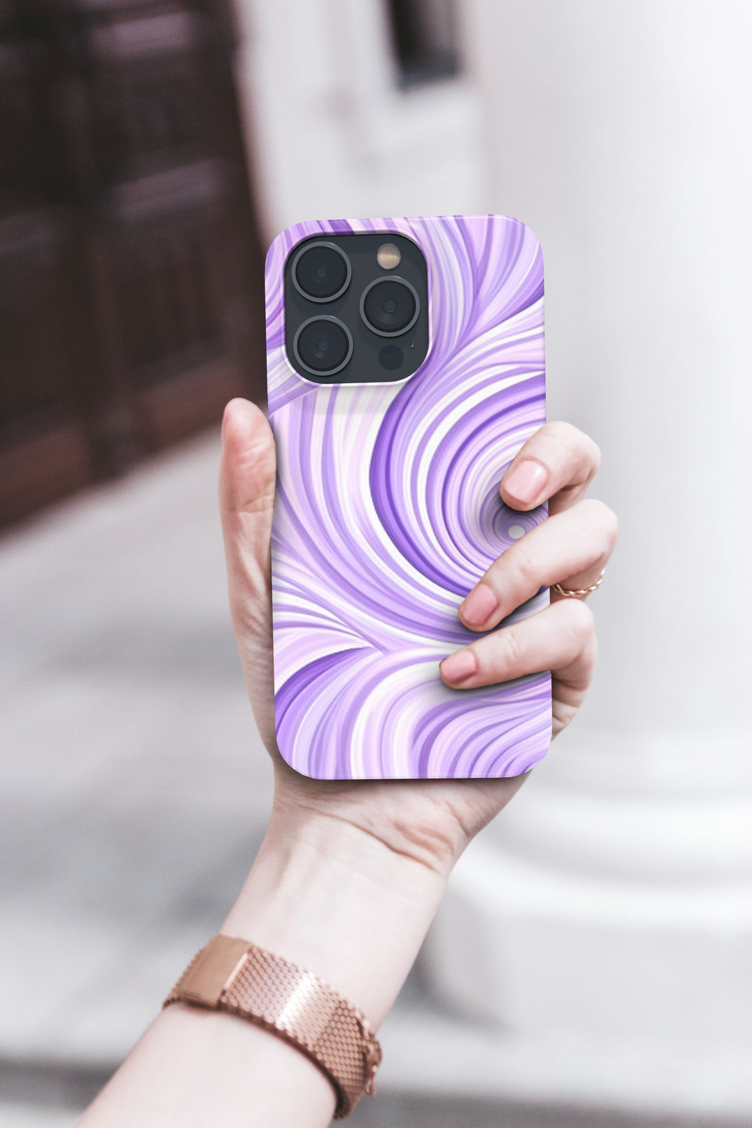 Lavender Swirl - iPhone XS Max - Telefonfodral By Lollobello