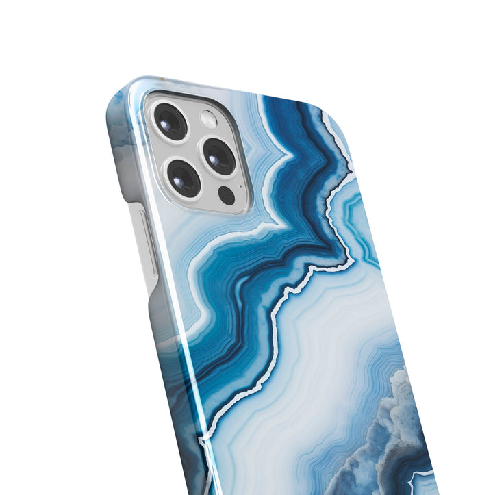 Blue Waves of Marble -   iPhone 12 mini - Phonecase By Lollobello