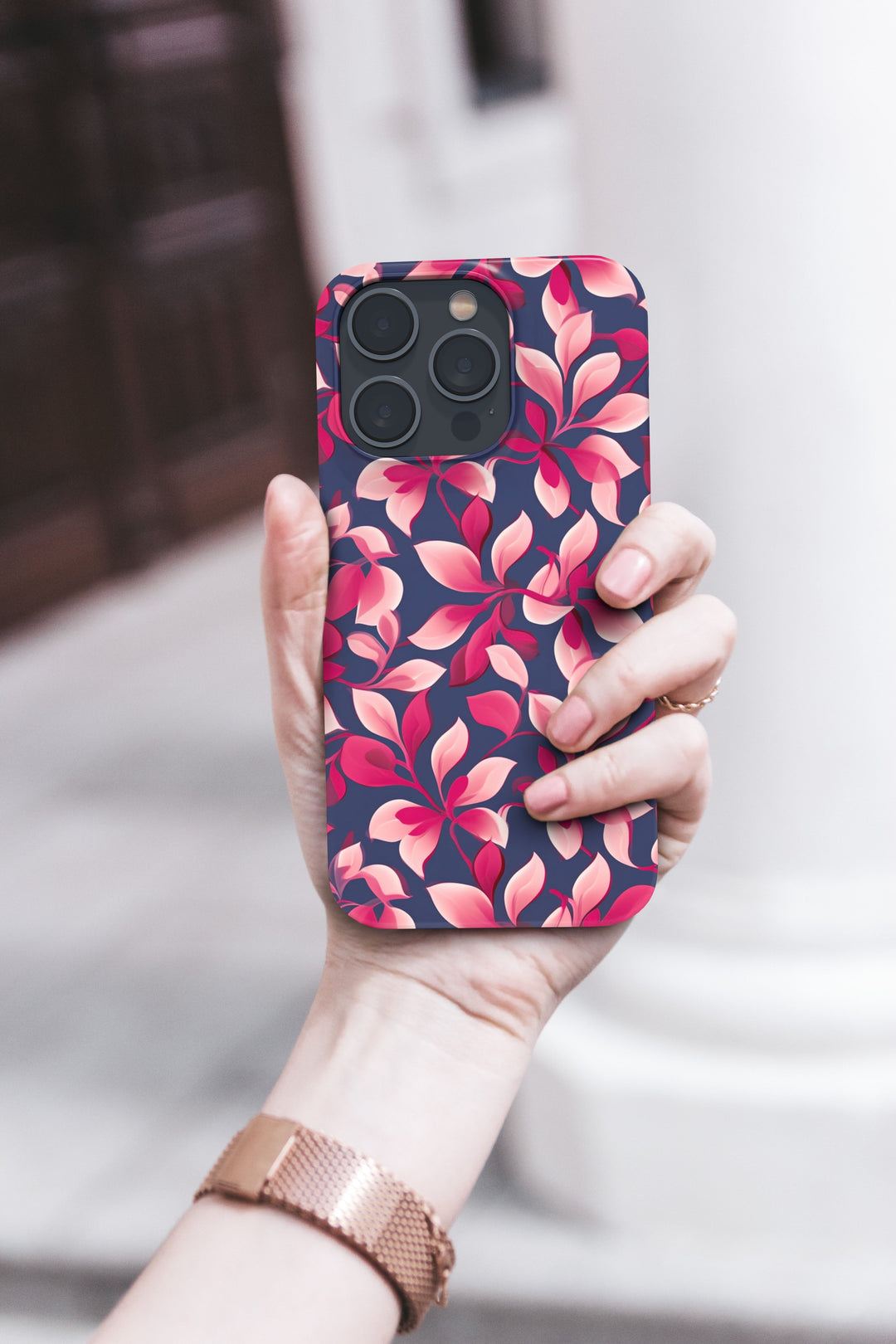 Pink Petal Parade -   iPhone 12 - Phonecase By Lollobello