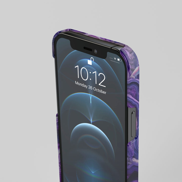 Purple Geode -   iPhone 13 - Phonecase By Lollobello