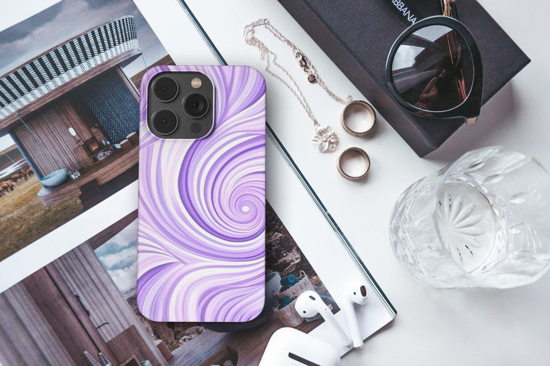 Lavender Swirl -   iPhone 13 Pro - Phonecase By Lollobello