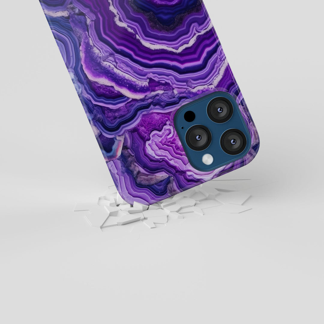 Purple Geode -   iPhone 11 - Phonecase By Lollobello