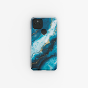 Sapphire Marble -   Google Pixel 5 Pro - Phonecase By Lollobello