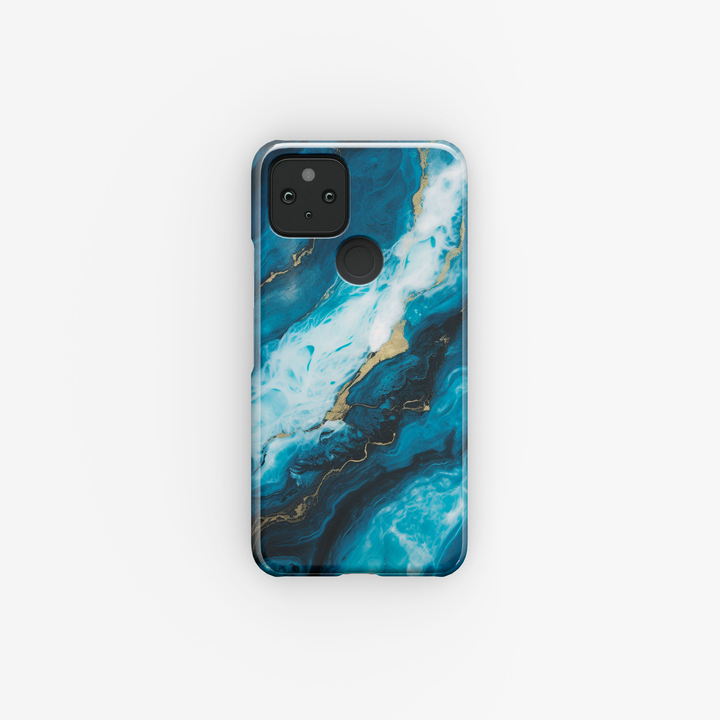 Sapphire Marble -   Google Pixel 5 Pro - Phonecase By Lollobello