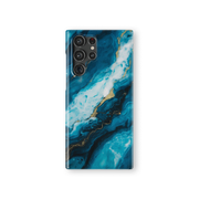 Sapphire Marble -   Samsung Galaxy S22 Ultra - Phonecase By Lollobello