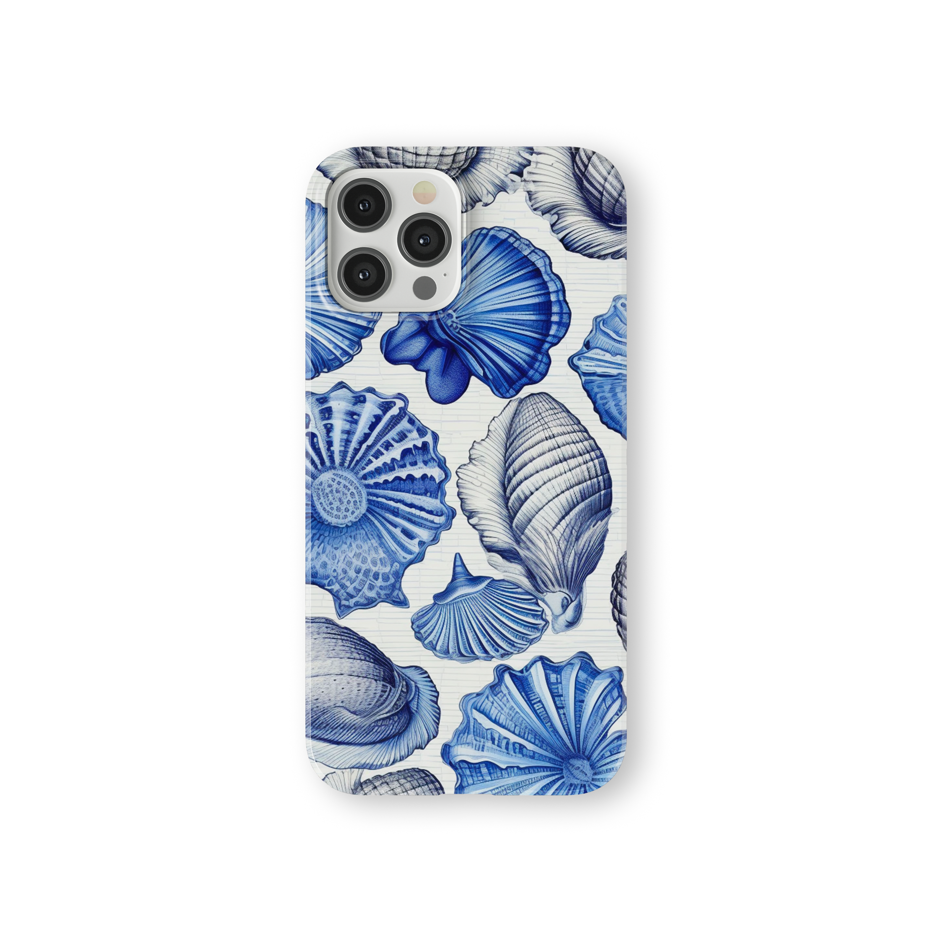 Shells from a Blue Beach -   iPhone 12 Pro - Phonecase By Lollobello