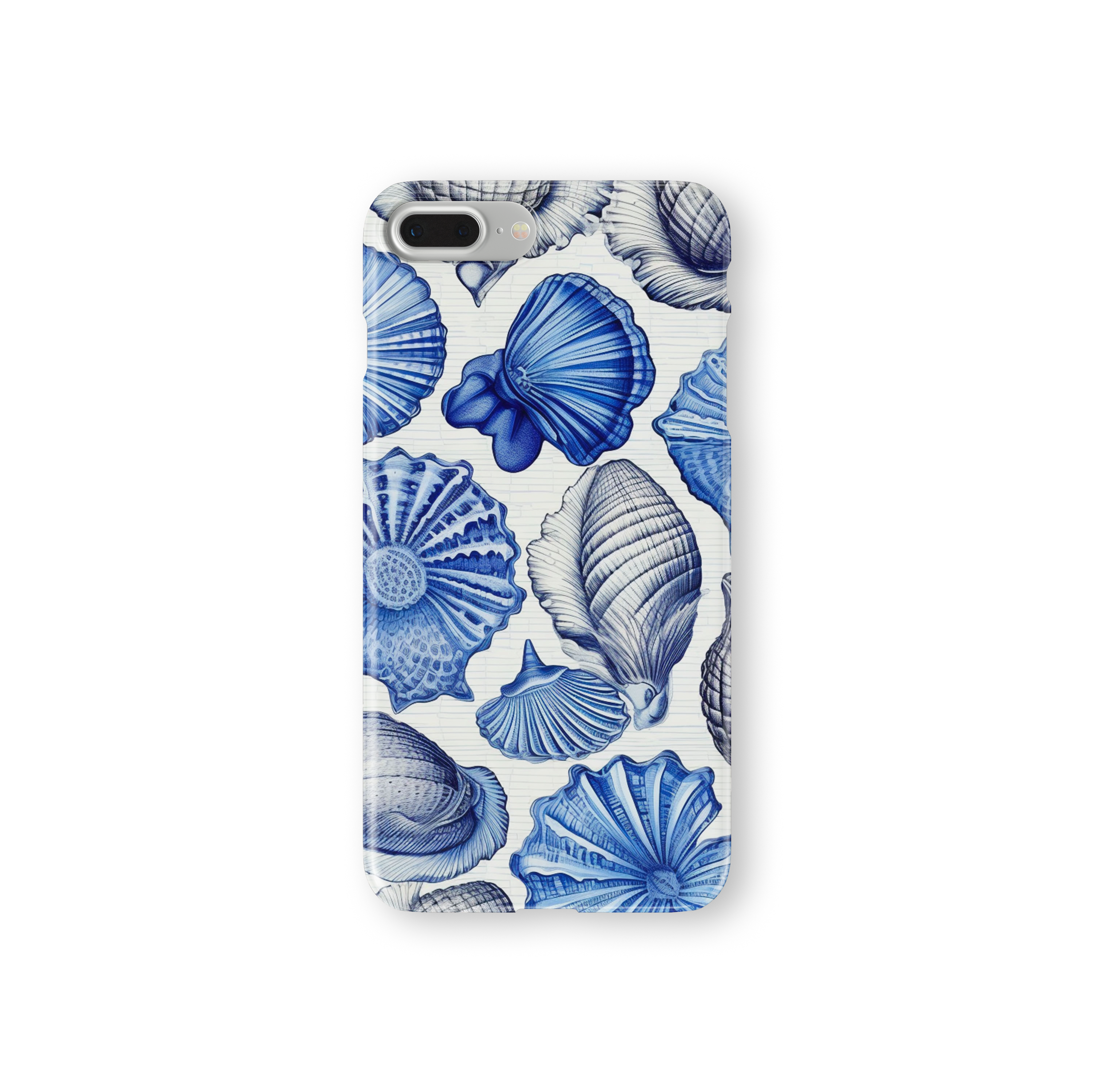 Shells from a Blue Beach -   iPhone 7 Plus - Phonecase By Lollobello