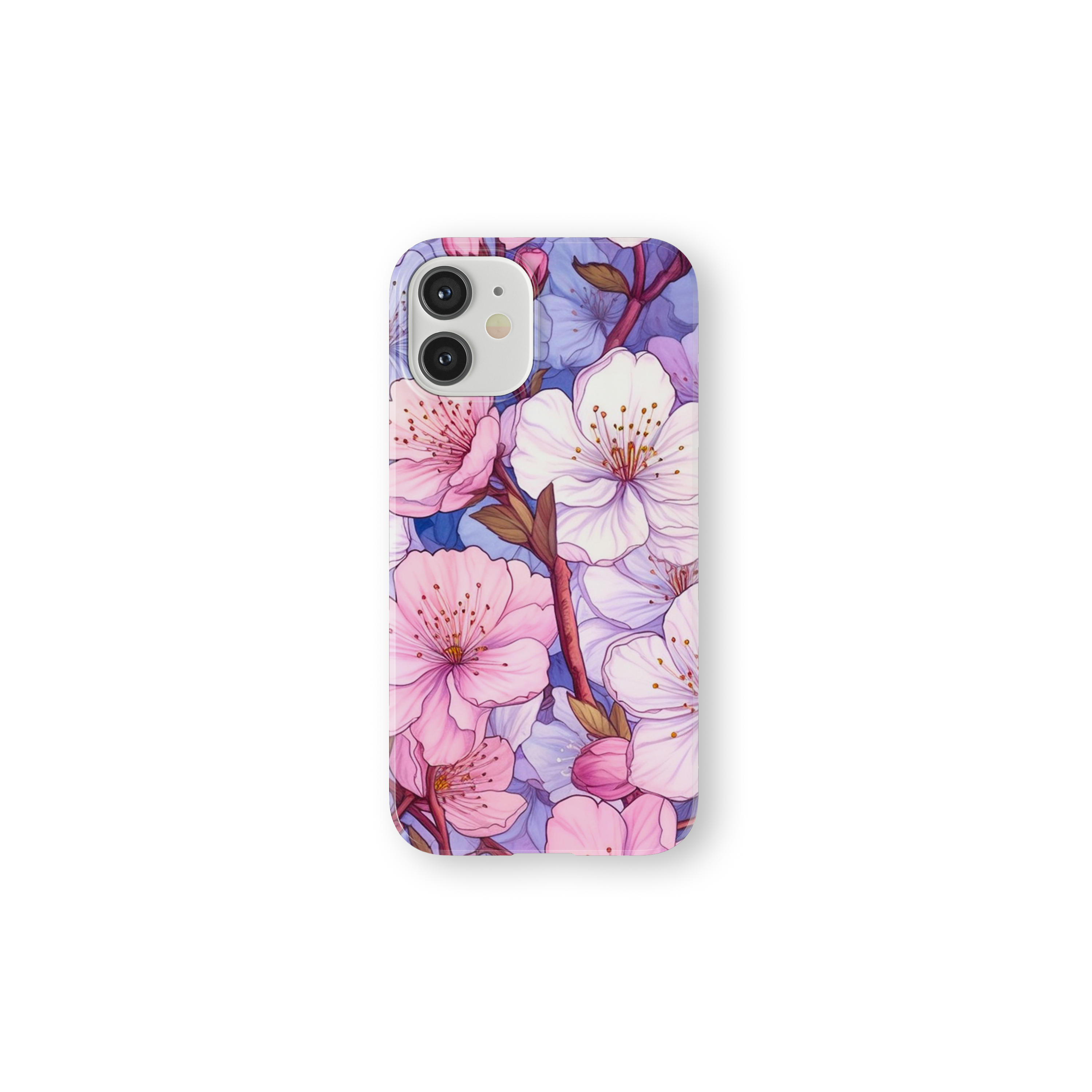 Spring Time Cherry Flowers - iPhone 12 mini - Fodral från Lollobello