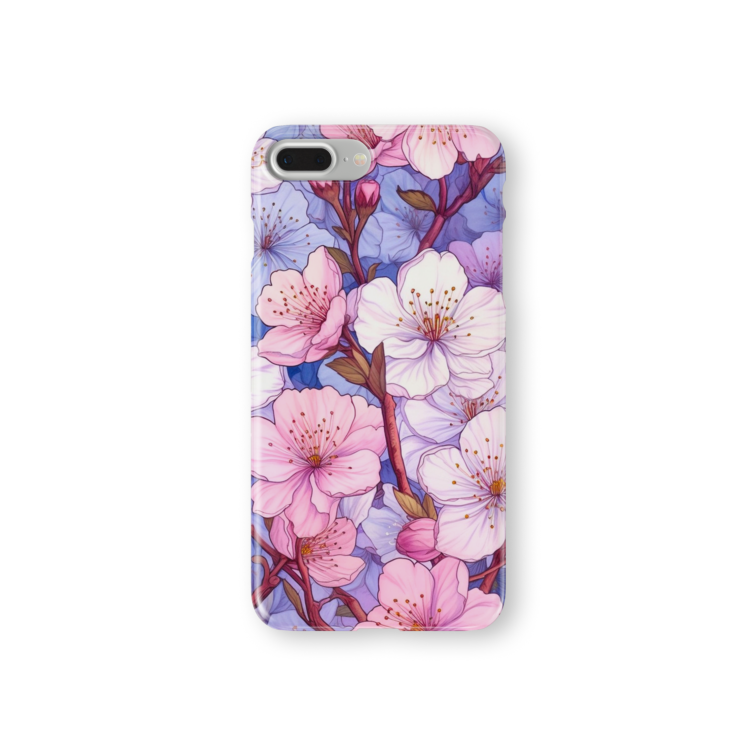Spring Time Cherry Flowers -   iPhone 7 Plus - Phonecase By Lollobello
